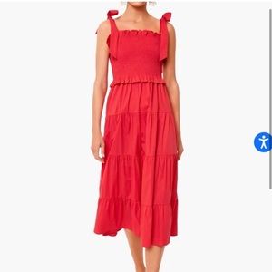 Tuckernuck Poppy Red Alannah Dress - L